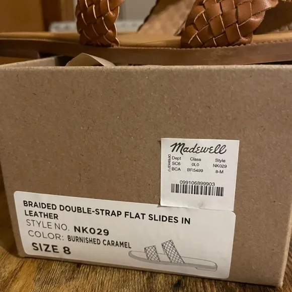 Madewell The Teagan Slide Sandal in Leather - Picture 2 of 6